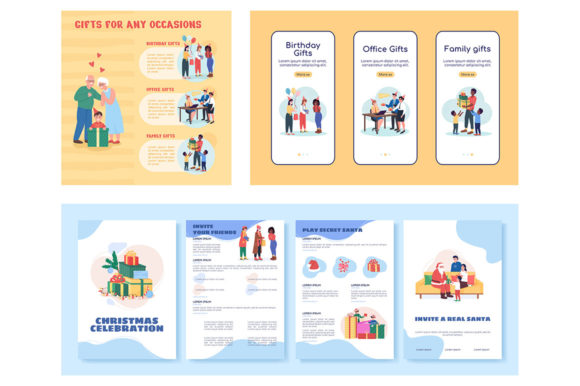 Download Gifts for Any Occasion Vector Templates - Occasion Collection