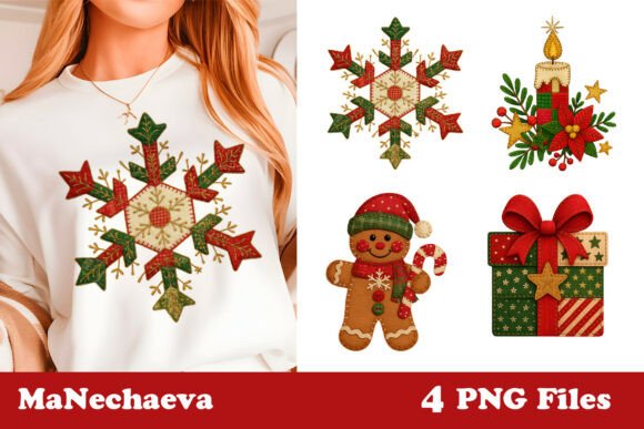 Download Christmas Patchwork Holiday Clipart - Premium Resources
